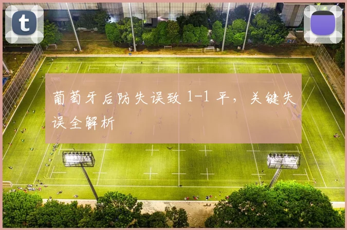 葡萄牙后防失误致 1-1 平,关键失误全解析